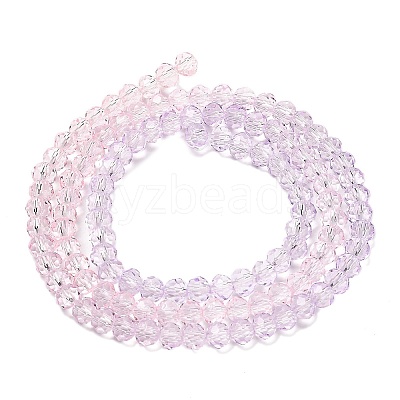 Transparent Painted Glass Beads Strands DGLA-A034-T3mm-A05-1