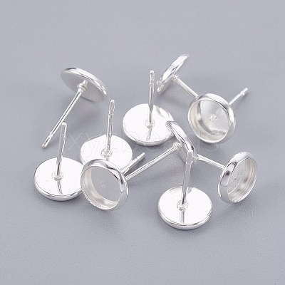 304 Stainless Steel Stud Earring Findings LS-STAS-F188-01P-A-1