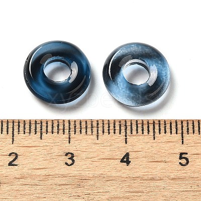 Transparent Glass European Beads GLAA-A012-03B-1