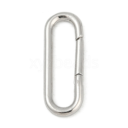 Brass Spring Gate Rings KK-S527-01P-A-1