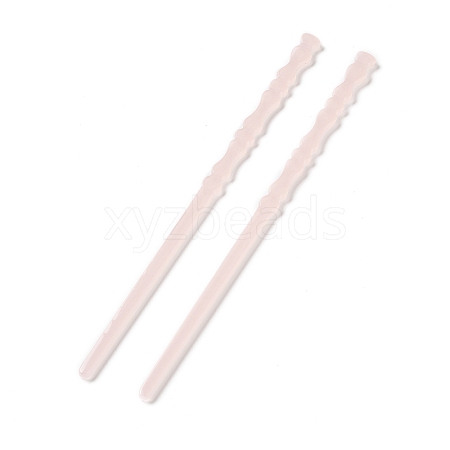 Opaque Acrylic Hair Sticks OHAR-C011-03J-1