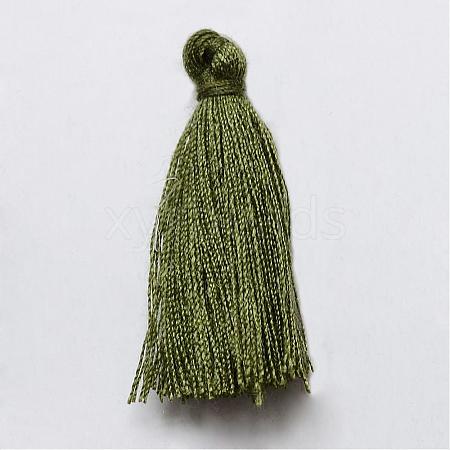 Handmade Polycotton(Polyester Cotton) Tassel Decorations OCOR-Q024-43-1