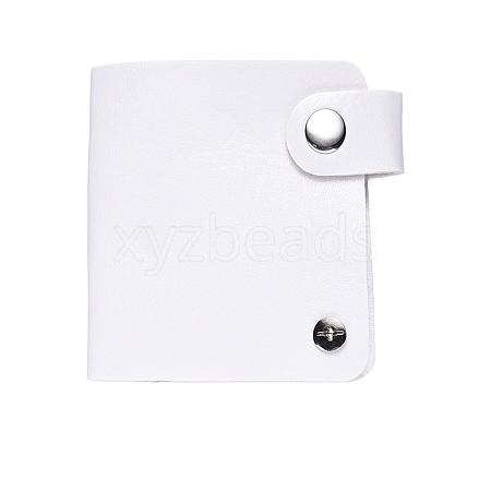 26 Slots Imitation Leather Rectangle DIY Nail Art Image Plate Storage Bags MRMJ-R085-020A-1