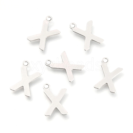 Non-Tarnish 201 Stainless Steel Charms STAS-C021-06P-X-1