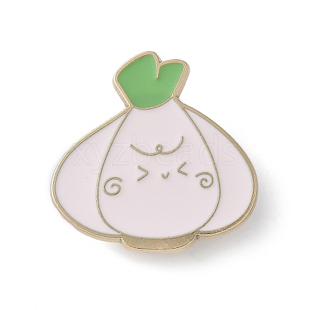 Cute Garlic Enamel Pins JEWB-S041-01C-G-1