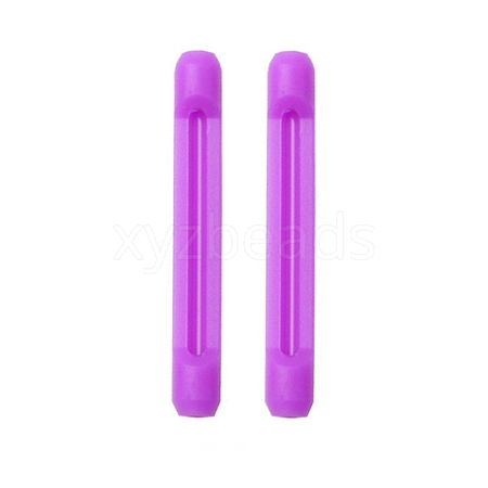 Non-slip Silicone Eyeglasses Ear Grip Tip Holder SIL-WH0004-01K-1