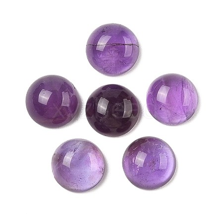 Natural Amethyst Cabochons G-L614-C02-04-1