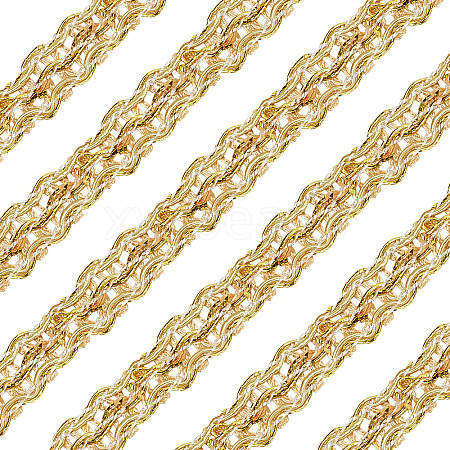 Polyester Braided Lace Ribbons OCOR-WH0060-73A-1