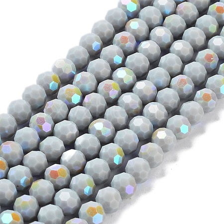 Opaque Glass Beads Strands EGLA-A035-P8mm-L22-1