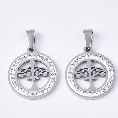 201 Stainless Steel Pendants STAS-N089-84P-1