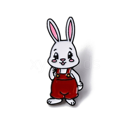 Rabbit Enamel Pins JEWB-D300-02EB-03-1