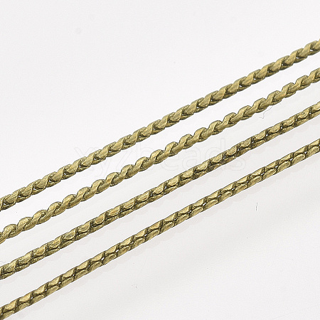 Brass Serpentine Chains X1-CHC-T007-06AB-1