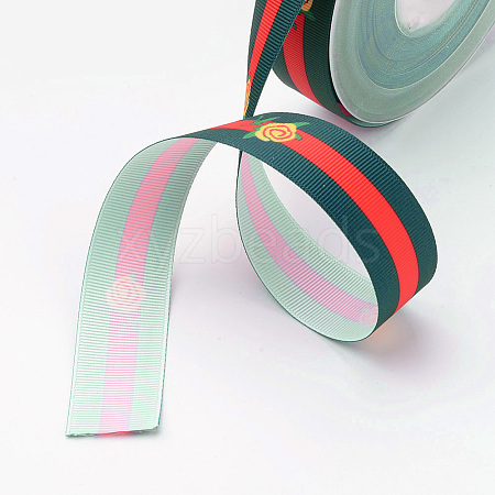 Polyester Grosgrain Ribbons ORIB-G006-25mm-05-1