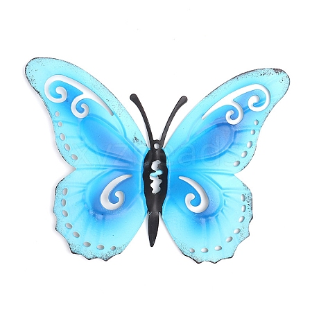 Butterfly Iron Wall Decorations PW-WG6854B-02-1