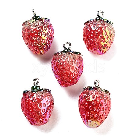 AB Color Resin Pendants RESI-C051-02D-P-1