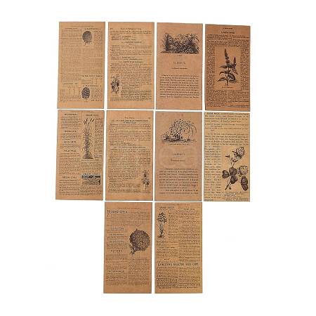 Scrapbook Kraft Paper Pad X-DIY-H129-B05-1