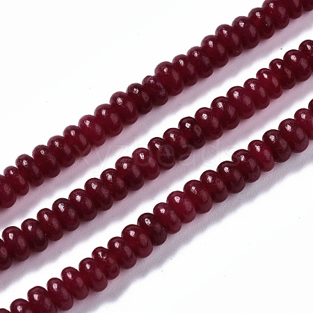 Natural White Jade Beads Strands G-S366-117-1