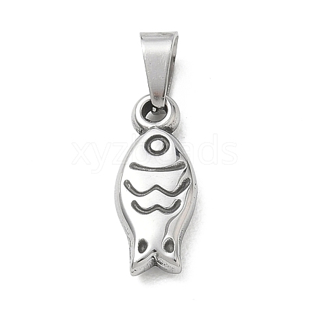 304 Stainless Steel Pendants STAS-B141-03G-P-1