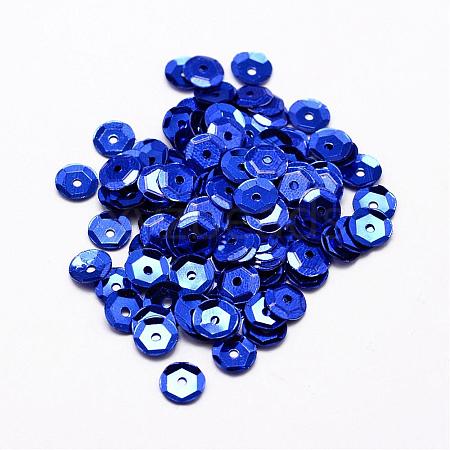 Plastic Paillette Beads PVC-A001-8mm-06-1