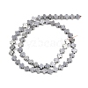 Electroplated Synthetic Non-magnetic Hematite Beads Strands G-J211-A10-03-3