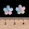 Dyed & Heated Glass Bead Caps GLAA-Z019-03J-3