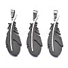 Ion Plating(IP) 201 Stainless Steel Pendants STAS-T044-283G-1