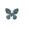 Delicate Rhinestone Butterfly Brooch PW-WGEF749-01-1