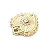 304 Stainless Steel Rhinestone Pendants STAS-L283-33G-3