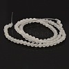 Natural White Jade Round Beads Strands G-N0120-03-4mm-2