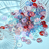 160Pcs 8 Colors Handmade Luminous & Gold Foil Lampwork Beads LAMP-CJ0001-38-5