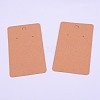 kraft Paper Earring Card Holder for Earring Display DIY-WH0167-83A-2