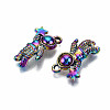 Rainbow Color Alloy Pendants PALLOY-S180-070-RS-3