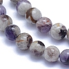 Natural Chevron Amethyst Beads Strands X-G-L552H-06A-2