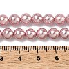 Electroplated Shell Pearl Beads Strands X-BSHE-G041-6mm-05-2