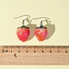 Resin Dangle Earring EJEW-FS00012-5