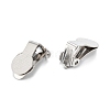 304 Stainless Steel Clip-on Earring Finding STAS-G250-03P-2
