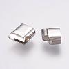 Tarnish Resistant 304 Stainless Steel Magnetic Clasps with Glue-in Ends STAS-G136-03P-3