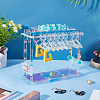 Opaque Acrylic Earring Display Stands EDIS-WH0035-19C-5