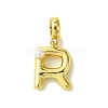 Rack Plating Brass with ABS Plastic Pearl European Dangle Charms KK-G501-02R-G-1