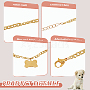 304 Stainless Steel Pendant Necklaces for Pet NJEW-DR00003-3