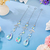 3Pcs 201 Stainless Steel Mushroom Hanging Ornaments HJEW-TA00369-4
