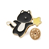 Animals Holding Star Enamel Pins JEWB-S032-02G-A-3