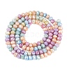 Anti-Tarnish Electroplate Rondelle Glass Beads Strands EGLA-T021-3mm-17-17-2