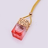 Car Hanging Air Freshener Glass Bottles DJEW-WH0008-10F-2
