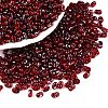 Picasso Spray Painted Glass Seed Beads SEED-T006-04-34-3