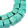 Synthetic Imperial Jasper Beads Strands G-F636-01A-3