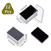 Rectangle Clear Plastic Loose Diamond Display Boxes CON-WH0092-60B-2