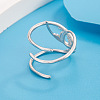 Brass Cuff Open Rings for Women WGBFBDA-01-2