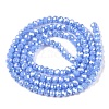 Electroplate Glass Beads Strands EGLA-A044-P2mm-B17-3