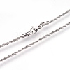 304 Stainless Steel Rope Chains Necklaces NJEW-G313-14P-2